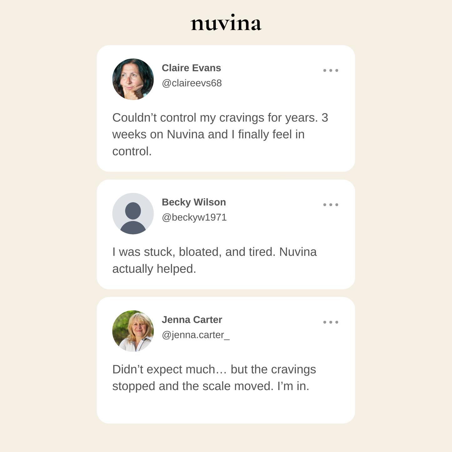 Nuvina Social Proof