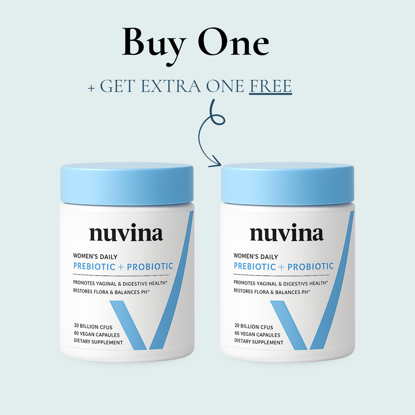 Nuvina Women's Prebiotic + Probiotic