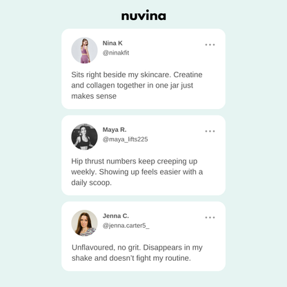 Nuvina Women’s Creatine + Collagen